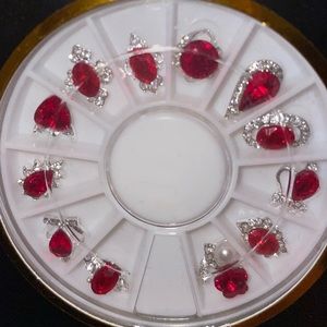 Ruby  rhinestone for nails